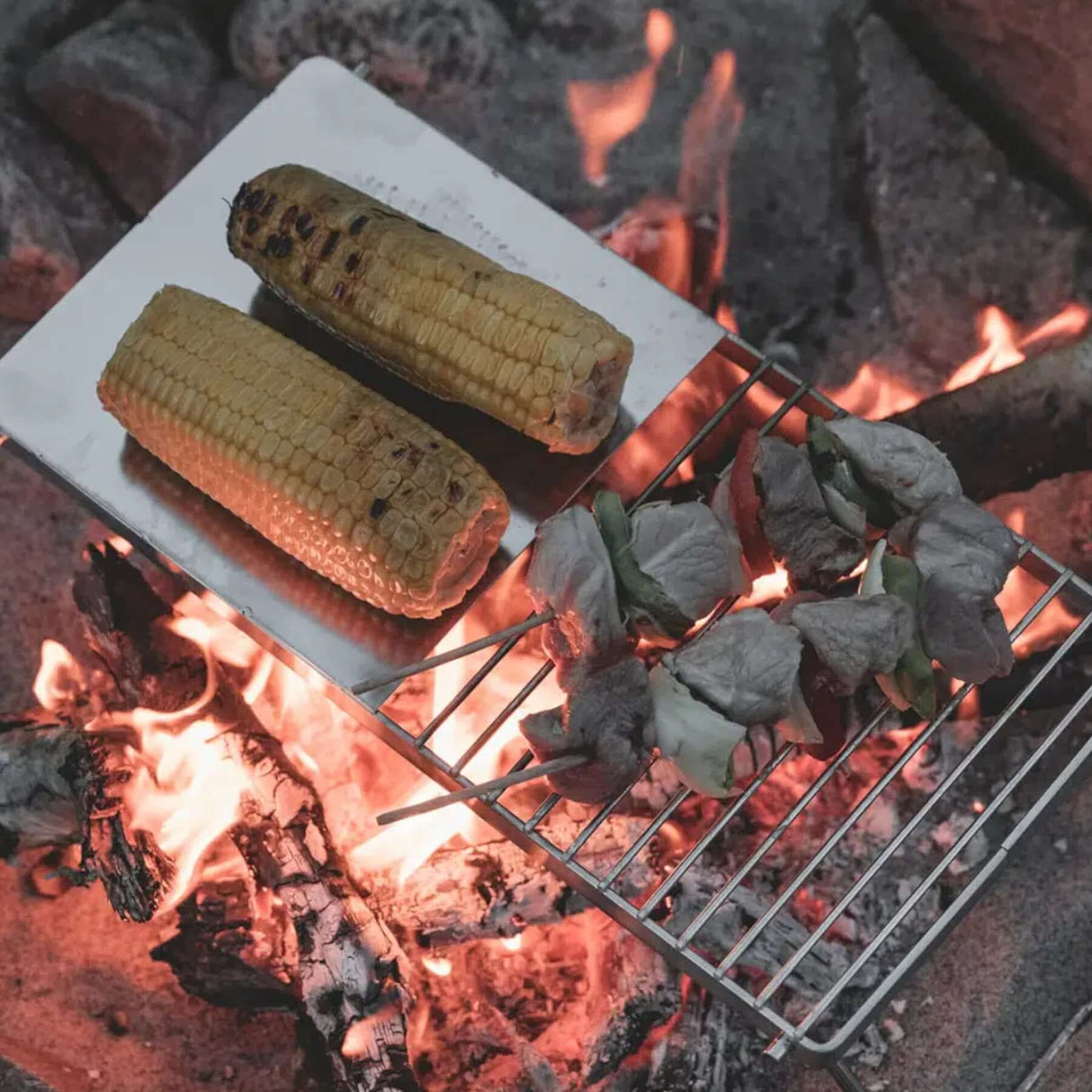 Easy Camp Campfire Grill Trivet Silver #- 53 Degrees North 