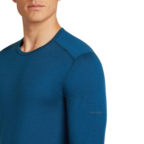 Icebreaker Men's 200 Oasis Long Sleeve Crewe Brilliant / Small-Brilliant / Medium-Brilliant / Large-Brilliant / X-Large-Brilliant / XX-Large #- 53 Degrees North 