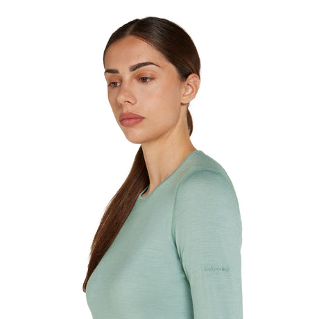 Icebreaker Women's 200 Oasis Long Sleeve Crewe Seaglass / X-Small-Seaglass / Small-Seaglass / Medium-Seaglass / Large-Seaglass / X-Large #- 53 Degrees North 