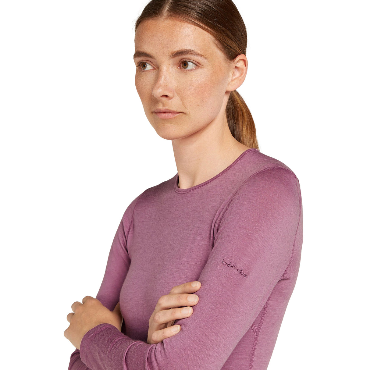 Icebreaker Women's 200 Oasis Long Sleeve Crewe Deco / X-Small-Deco / Small-Deco / Medium-Deco / Large-Deco / X-Large #- 53 Degrees North 