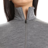 Icebreaker Women's 200 Oasis Long Sleeve Half Zip Topaz / X-Small-Topaz / Small-Topaz / Medium-Topaz / Large-Topaz / X-Large #- 53 Degrees North 