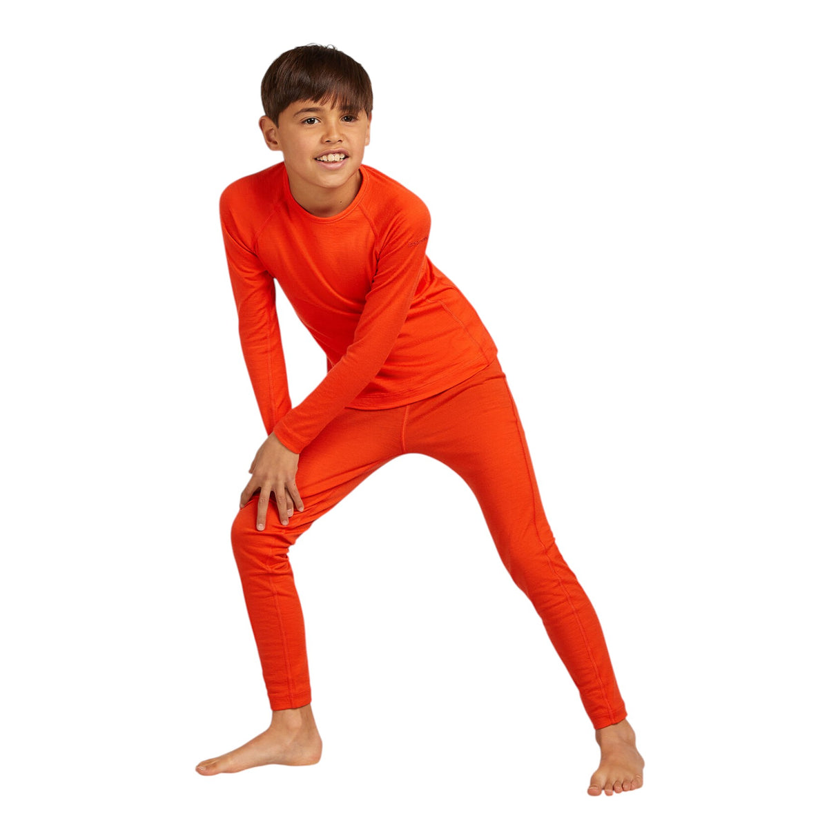 Icebreaker Kids' 200 Oasis Long Sleeve Crewe Black / Age 5-6-Black / Age 7-8-Black / Age 9-10-Black / Age 11-12-Midnight Navy / Age 5-6 #- 53 Degrees North 