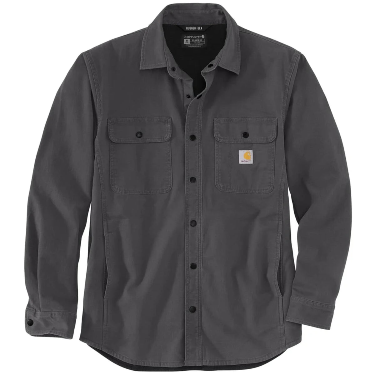Men's Rugged Flex™ Relaxed Fit Canvas Fleece-Lined Shirt Jac