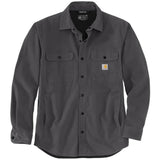 Men's Rugged Flex™ Relaxed Fit Canvas Fleece-Lined Shirt Jac