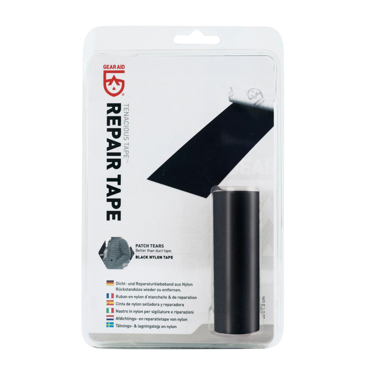 Gear Aid Tenacious Tape Black Nylon Black #- 53 Degrees North 