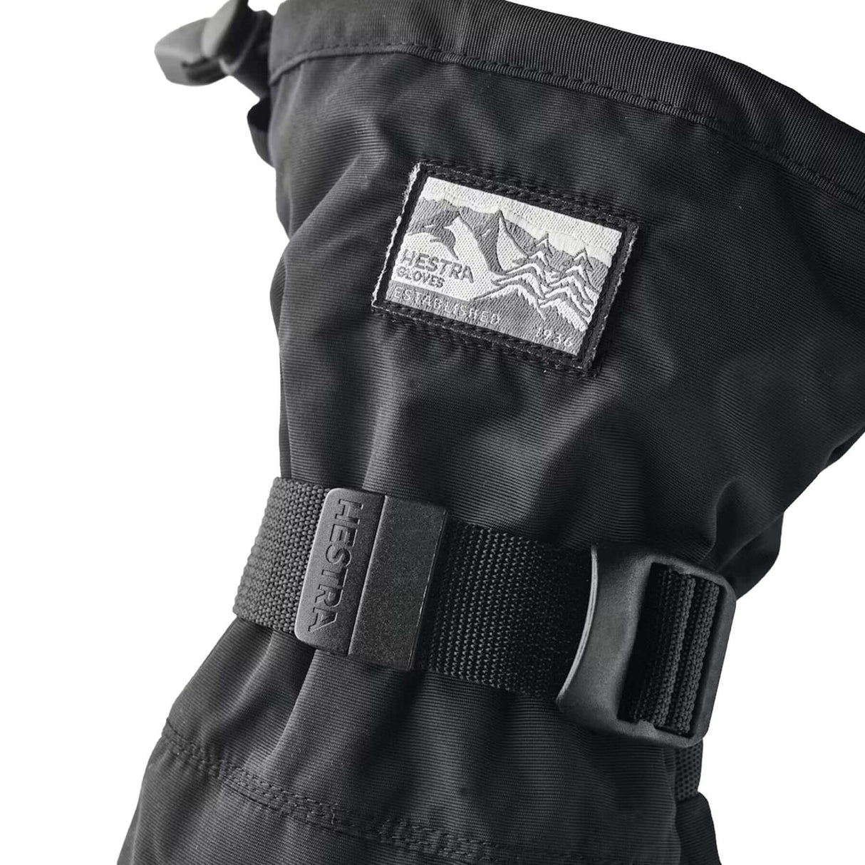 Hestra Men's Gauntlet SR Gloves Black/Black / Small-Black/Black / Medium-Black/Black / Large-Black/Black / X-Large #- 53 Degrees North 