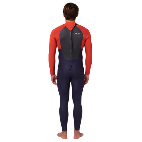 Ripcurl Men's Omega 3/2mm Steamer Back Zip Wetsuit Red / Small-Red / Medium-Red / Large-Red / X-Large-Red / XX-Large #- 53 Degrees North 