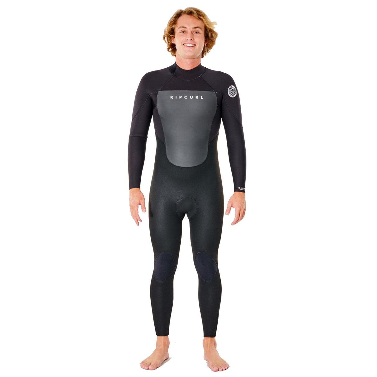 Ripcurl Men's Omega 5/3mm Steamer Back Zip Wetsuit Black / Small-Black / Medium-Black / Medium-Tall-Black / Large-Black / Large-Short #- 53 Degrees North 