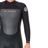 Ripcurl Men's Omega 5/3mm Steamer Back Zip Wetsuit Black / Small-Black / Medium-Black / Medium-Tall-Black / Large-Black / Large-Short #- 53 Degrees North 