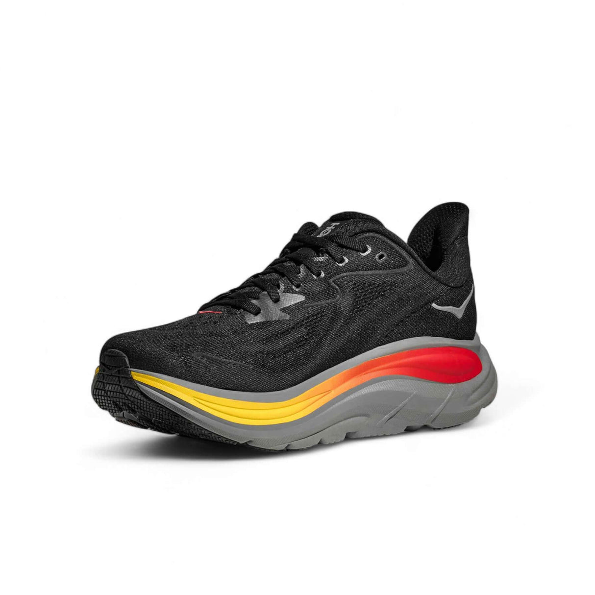 Hoka Men's Clifton 10 Running Shoes Black/Galactic Grey / UK 8-Black/Galactic Grey / UK 9-Black/Galactic Grey / UK 9.5-Black/Galactic Grey / UK 10-Black/Galactic Grey / UK 10.5 #- 53 Degrees North 