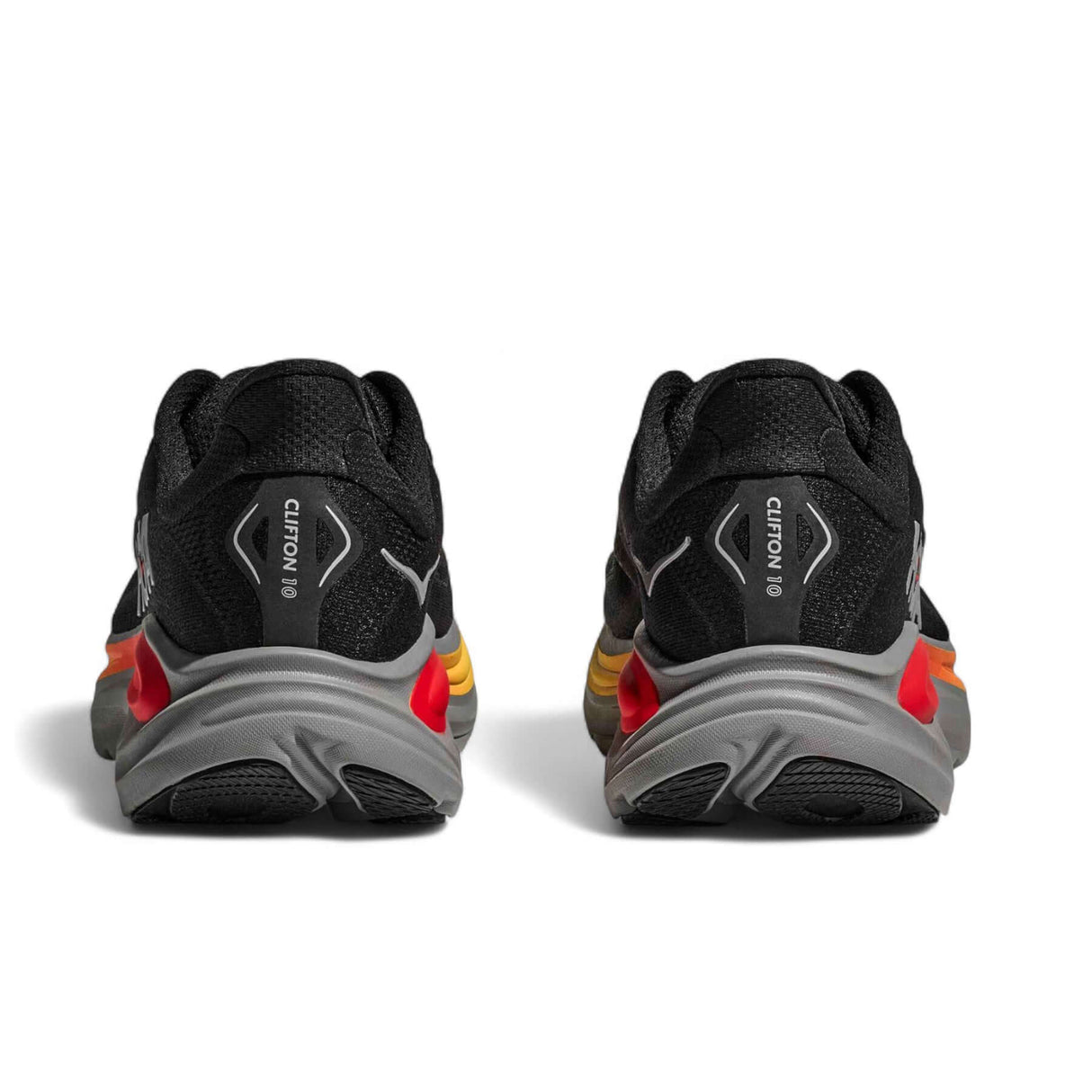 Hoka Men's Clifton 10 Running Shoes Black/Galactic Grey / UK 8-Black/Galactic Grey / UK 9-Black/Galactic Grey / UK 9.5-Black/Galactic Grey / UK 10-Black/Galactic Grey / UK 10.5 #- 53 Degrees North 