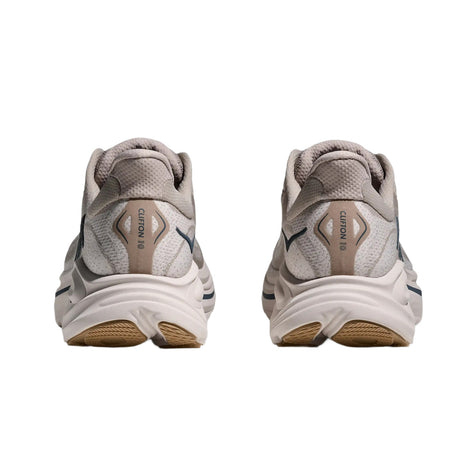 Hoka Men's Clifton 10 Running Shoes Putty/Grout / UK 8-Putty/Grout / UK 9-Putty/Grout / UK 9.5-Putty/Grout / UK 10-Putty/Grout / UK 10.5 #- 53 Degrees North 