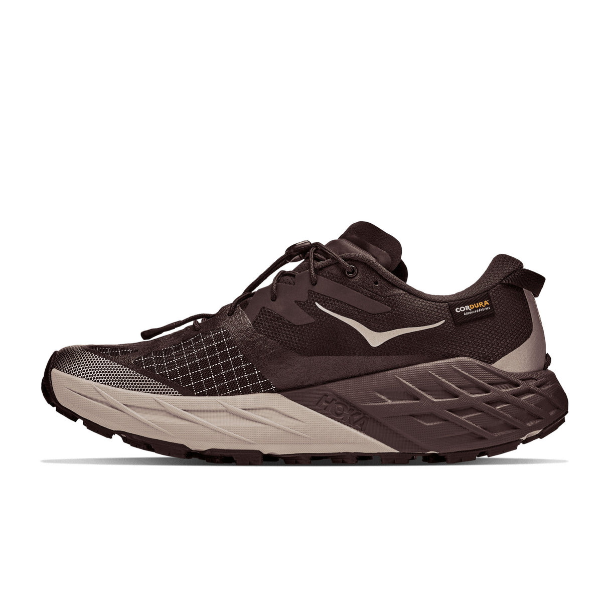 Hoka Men's Speedgoat 7 GORE-TEX Trail Running Shoes Spiced Chocolate/River Rock Grey / UK 8 - 53 Degrees North