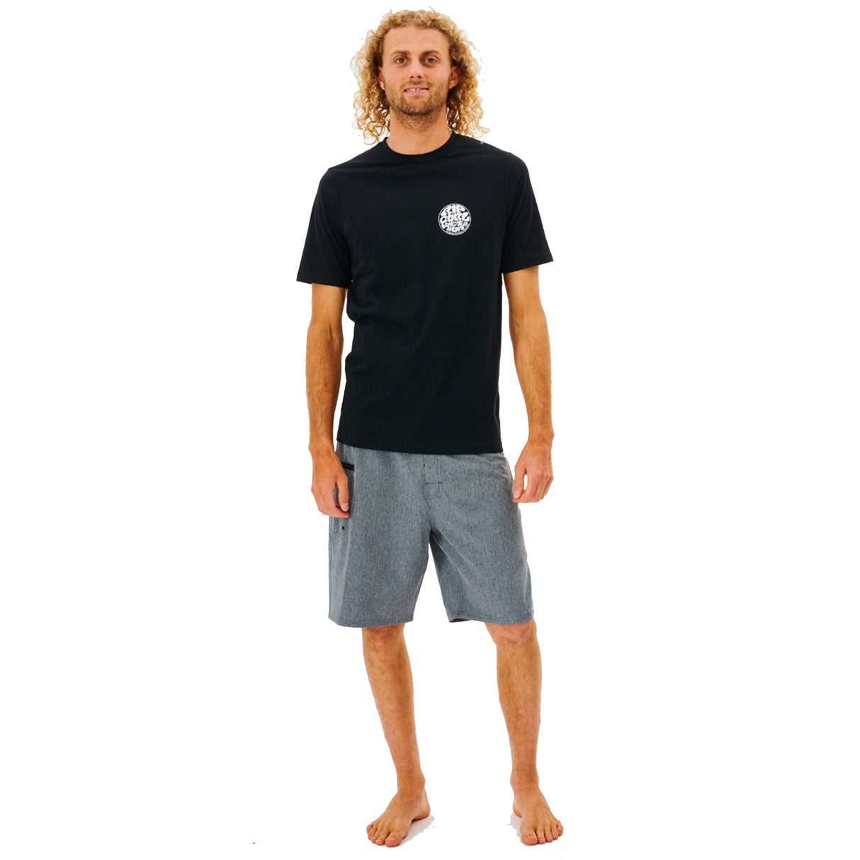 Ripcurl Men's Icons Of Surf Rash Vest Black / Small-Black / Medium-Black / Large-Black / X-Large #- 53 Degrees North 