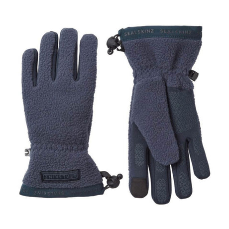 Sealskinz Hoveton Waterproof Sherpa Fleece Gloves Navy / Small-Navy / Medium-Navy / Large-Navy / X-Large #- 53 Degrees North 