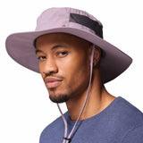 Columbia Bora Bora Booney Sun Hat Fossil-Sage-Collegiate Navy-Shale Purple #- 53 Degrees North 