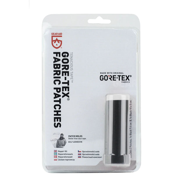 Gear Aid Tenacious Tape GORE-TEX Fabric Patches Black #- 53 Degrees North 