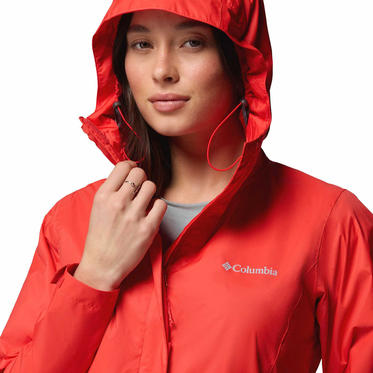 Columbia Women's Arcadia Waterproof Jacket Poppy Red / X-Small-Poppy Red / Small-Poppy Red / Medium-Poppy Red / Large-Poppy Red / X-Large #- 53 Degrees North 