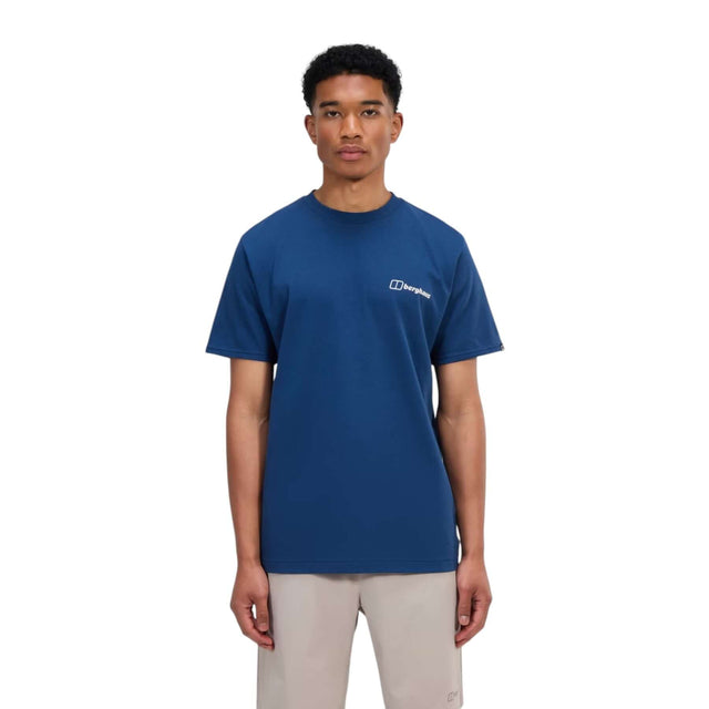 Berghaus Men's Rolling Peaks Short Sleeve Tee Hale Navy / Small-Hale Navy / Medium-Hale Navy / Large-Hale Navy / X-Large-Hale Navy / XX-Large #- 53 Degrees North 