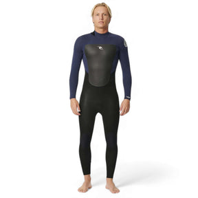 Ripcurl Men's Omega 3/2 GB Back Zip Steamer Wetsuit Slate / Small-Slate / Medium-Slate / Medium Tall-Slate / Large-Slate / Large Short #- 53 Degrees North 