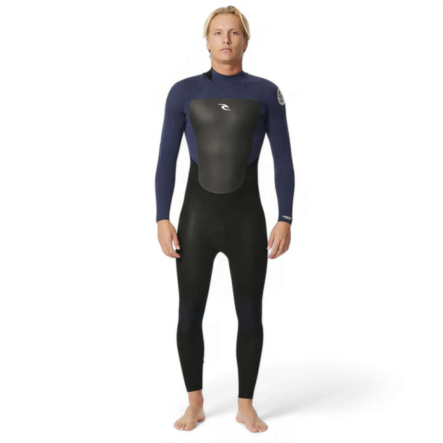 Ripcurl Men's Omega 3/2 GB Back Zip Steamer Wetsuit Slate / Small-Slate / Medium-Slate / Medium Tall-Slate / Large-Slate / Large Short #- 53 Degrees North 