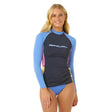 Ripcurl Women's Block Party UPF 50+ Long Sleeve Rash Vest Multi / X-Small-Multi / Small-Multi / Medium-Multi / Large-Multi / X-Large #- 53 Degrees North 