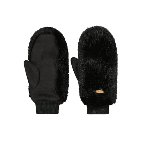 Barts Fur Mitts Print Brown-Black #- 53 Degrees North 