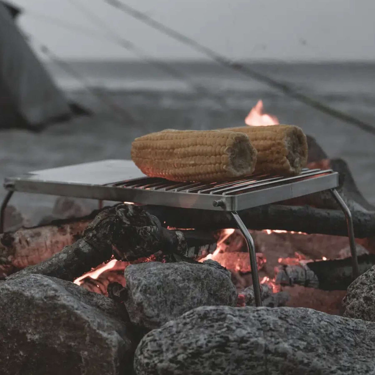 Easy Camp Campfire Grill Trivet Silver #- 53 Degrees North 