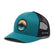 Columbia Mesh Snap Back Hat Black/Weld-River Blue/Black/Circular Landscape-Coll Navy/Columbia Grey/Mt Hood Circle-Tuscan/Dark Stone/Dark Mountain #- 53 Degrees North 