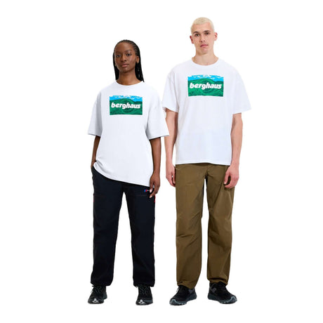 Berghaus Unisex Twisted Skies T-Shirt Pure White / Small-Pure White / Medium-Pure White / Large-Pure White / X-Large-Pure White / XX-Large #- 53 Degrees North 