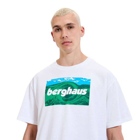 Berghaus Unisex Twisted Skies T-Shirt Pure White / Small-Pure White / Medium-Pure White / Large-Pure White / X-Large-Pure White / XX-Large #- 53 Degrees North 