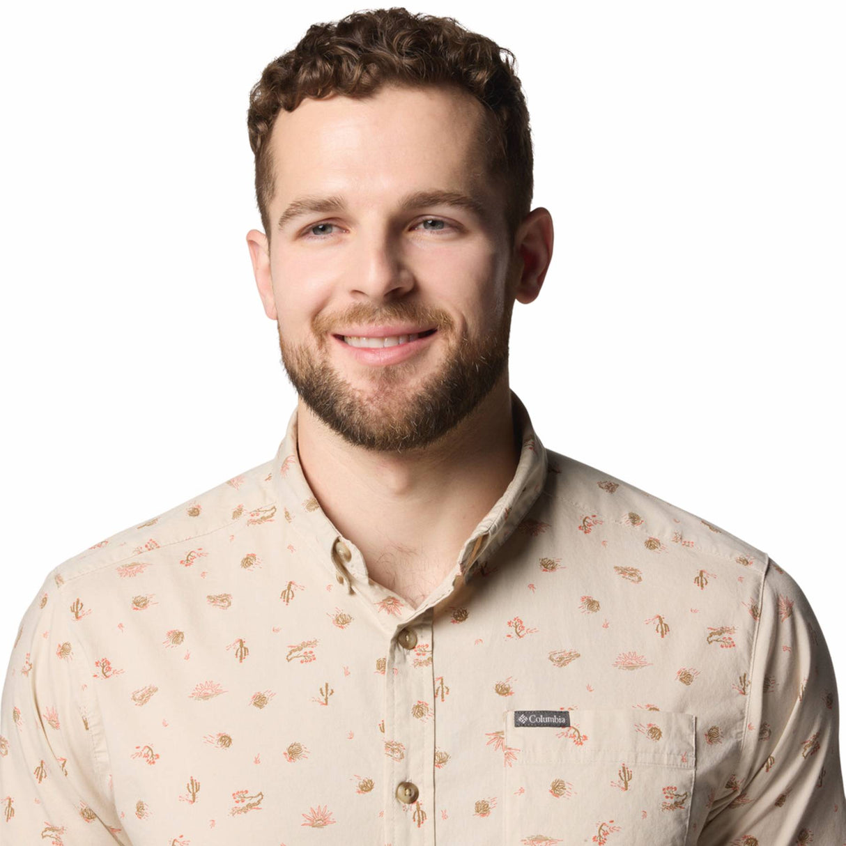 Columbia Men's Rapid Rivers Printed Shirt Collegiate Navy Deserted / Small-Collegiate Navy Deserted / Medium-Collegiate Navy Deserted / Large-Collegiate Navy Deserted / X-Large-Collegiate Navy Deserted / XX-Large #- 53 Degrees North 