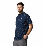Columbia Men's Rapid Rivers Printed Shirt Collegiate Navy Deserted / Small-Collegiate Navy Deserted / Medium-Collegiate Navy Deserted / Large-Collegiate Navy Deserted / X-Large-Collegiate Navy Deserted / XX-Large #- 53 Degrees North 