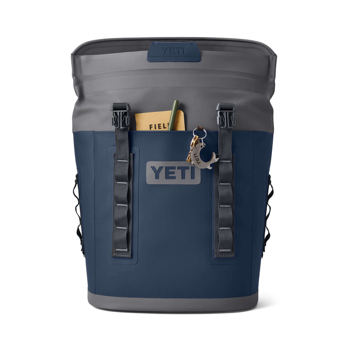 YETI Hopper M12 Backpack Soft Cooler Navy-Black Forest Green-Black #- 53 Degrees North 