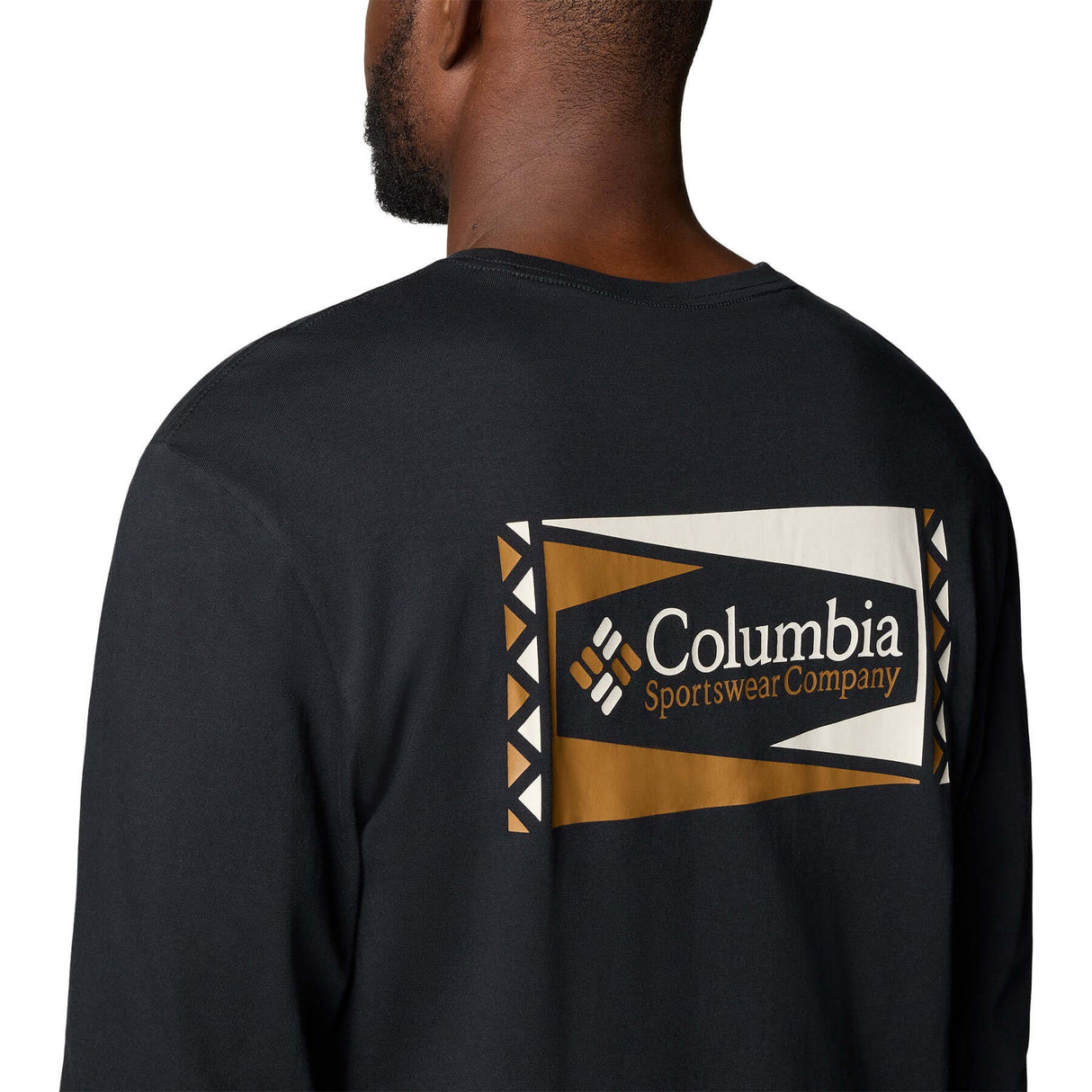 Columbia Men's North Cascades Long Sleeve T-Shirt Black/Hex Flag / Small-Black/Hex Flag / Medium-Black/Hex Flag / Large-Black/Hex Flag / X-Large-Black/Hex Flag / XX-Large #- 53 Degrees North 