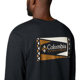 Columbia Men's North Cascades Long Sleeve T-Shirt Black/Hex Flag / Small-Black/Hex Flag / Medium-Black/Hex Flag / Large-Black/Hex Flag / X-Large-Black/Hex Flag / XX-Large #- 53 Degrees North 