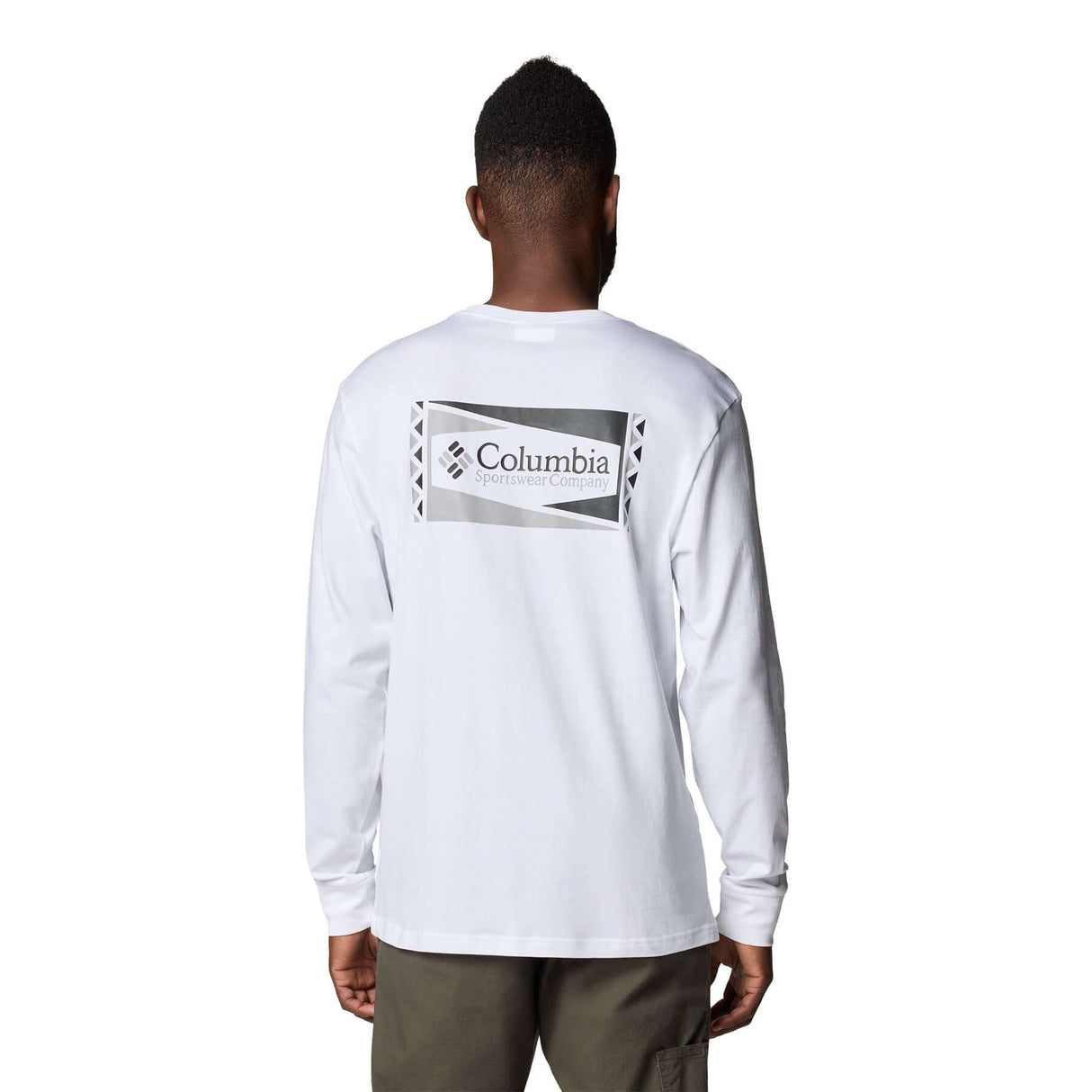 Columbia Men's North Cascades Long Sleeve T-Shirt Black/Hex Flag / Small-Black/Hex Flag / Medium-Black/Hex Flag / Large-Black/Hex Flag / X-Large-Black/Hex Flag / XX-Large #- 53 Degrees North 