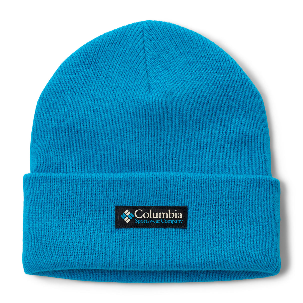 Columbia City Trek Heavyweight Beanie Dark Stone-Everblue-Shale Purple-Neon Light-Compass Blue/Icons #- 53 Degrees North 
