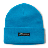 Columbia City Trek Heavyweight Beanie Dark Stone-Everblue-Shale Purple-Neon Light-Compass Blue/Icons #- 53 Degrees North 