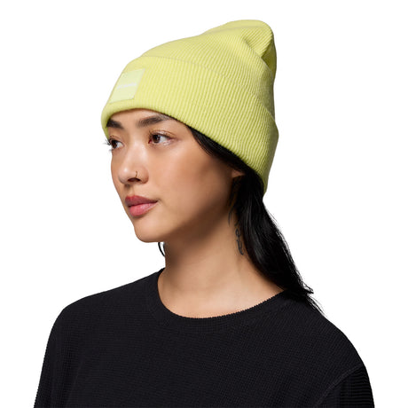 Columbia City Trek Heavyweight Beanie Dark Stone-Everblue-Shale Purple-Neon Light-Compass Blue/Icons #- 53 Degrees North 