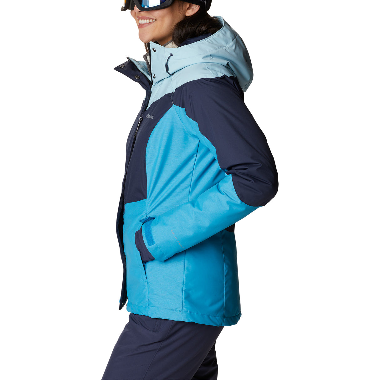 Columbia Women's Rosie Run Insulated Jacket Nocturnal/Spring Blue Hthr/Blue Chill / 8-Nocturnal/Spring Blue Hthr/Blue Chill / 10-Nocturnal/Spring Blue Hthr/Blue Chill / 12-Nocturnal/Spring Blue Hthr/Blue Chill / 14-Nocturnal/Spring Blue Hthr/Blue Chill / 16 #- 53 Degrees North 