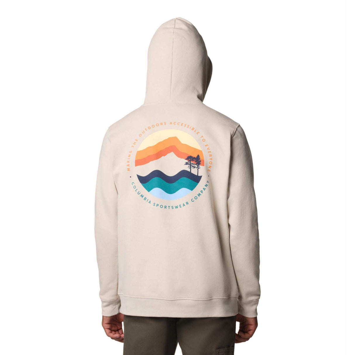 Columbia Men's Columbia Trek Graphic Hoodie Black/Circular Linescape / Small-Black/Circular Linescape / Medium-Black/Circular Linescape / Large-Black/Circular Linescape / X-Large-Black/Circular Linescape / XX-Large #- 53 Degrees North 