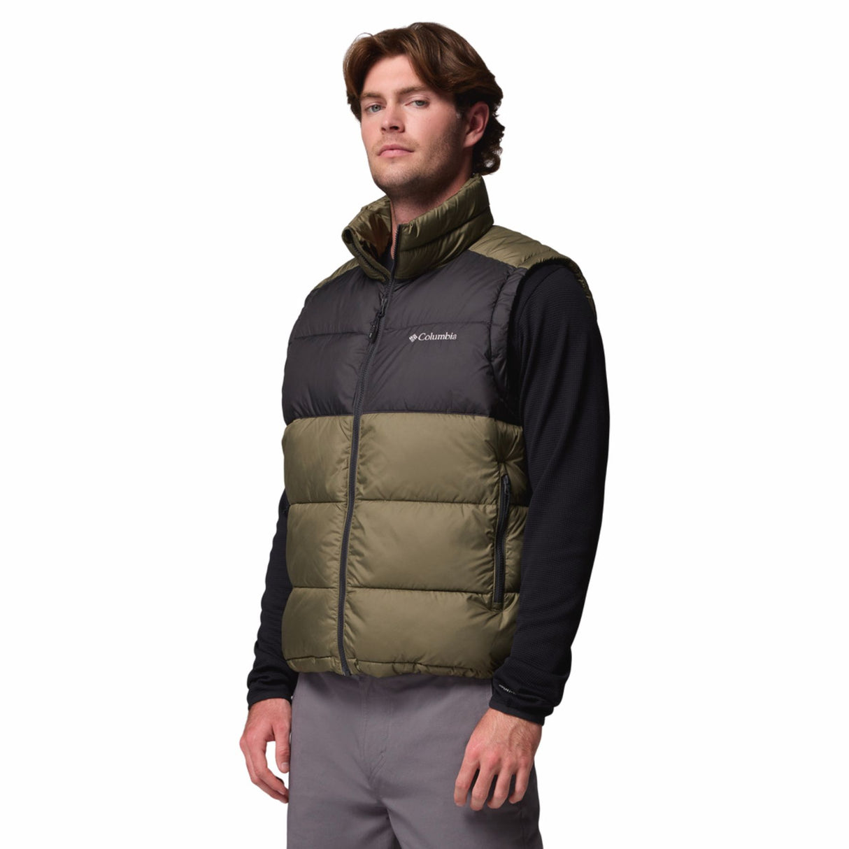Columbia Men's Pike Lake II Insulated Vest Stone Green/Shark / Small-Stone Green/Shark / Medium-Stone Green/Shark / Large-Stone Green/Shark / X-Large-Stone Green/Shark / XX-Large #- 53 Degrees North 