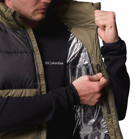 Columbia Men's Pike Lake II Insulated Vest Stone Green/Shark / Small-Stone Green/Shark / Medium-Stone Green/Shark / Large-Stone Green/Shark / X-Large-Stone Green/Shark / XX-Large #- 53 Degrees North 