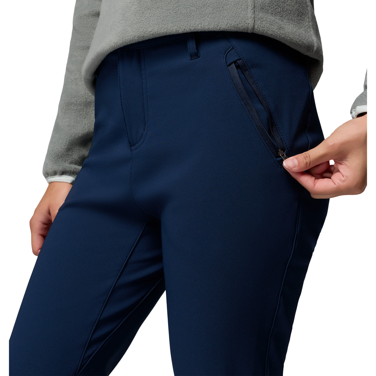 Women's Back Beauty Warm Softshell Hiking Trousers
