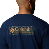 Columbia Men's Explorers Canyon Long Sleeve T-Shirt White/Branded Blanket / Small-White/Branded Blanket / Medium-White/Branded Blanket / Large-White/Branded Blanket / X-Large-White/Branded Blanket / XX-Large #- 53 Degrees North 