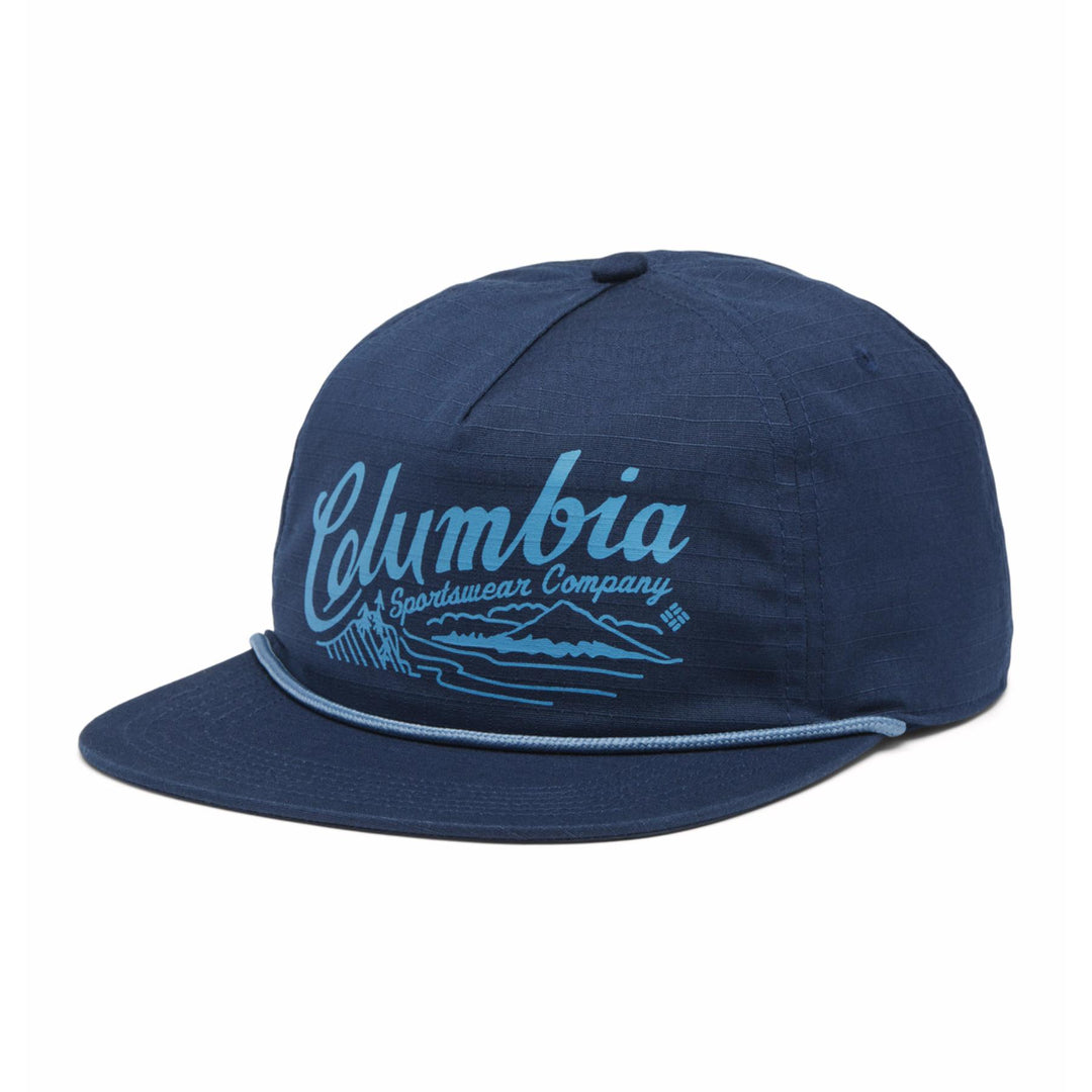 Columbia Ratchet Strap Snap Back #color_collegiate-navy-columbia-mountains