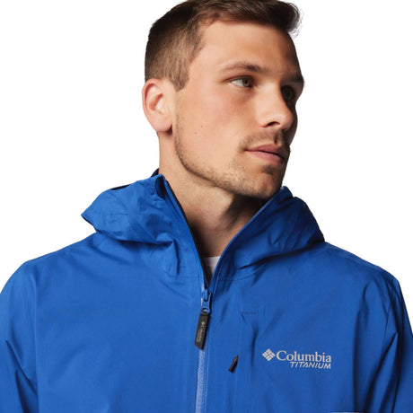 Columbia Men's Ampli-Dry II Shell Jacket Mountain Blue / Small-Mountain Blue / Medium-Mountain Blue / Large-Mountain Blue / X-Large-Mountain Blue / XX-Large #- 53 Degrees North 