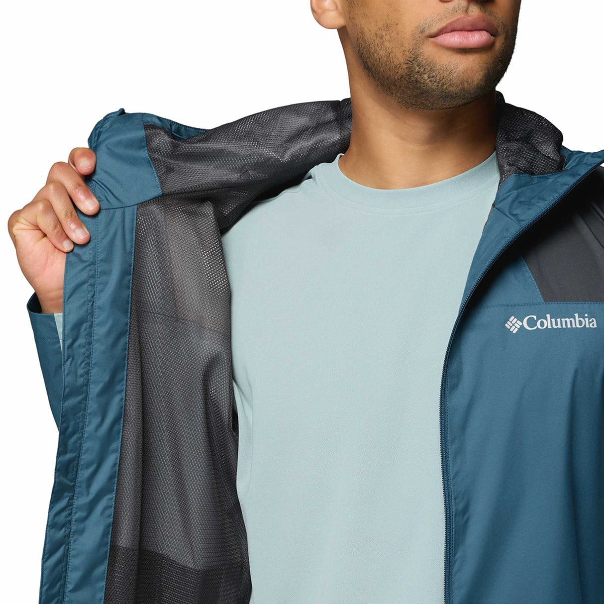 Columbia Men's Inner Limits III Jacket Everblue/Shark/Crushed Blue / Small-Everblue/Shark/Crushed Blue / Medium-Everblue/Shark/Crushed Blue / Large-Everblue/Shark/Crushed Blue / X-Large-Everblue/Shark/Crushed Blue / XX-Large #- 53 Degrees North 