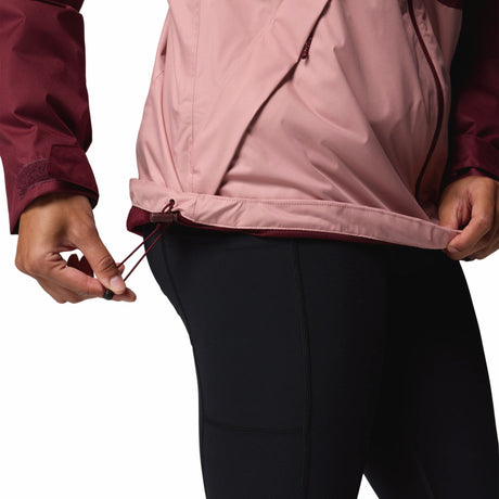 Columbia Women's Inner Limits III Waterproof Jacket Rich Wine/Eraser Pink / X-Small-Rich Wine/Eraser Pink / Small-Rich Wine/Eraser Pink / Medium-Rich Wine/Eraser Pink / Large-Rich Wine/Eraser Pink / X-Large #- 53 Degrees North 